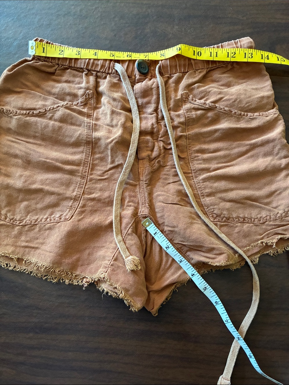Fp Linen Blend Shorts View 5